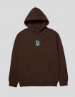 SUDADERA HUF MEGABLAST EMBROIDED PO HOODIE  BISON