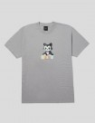 CAMISETA HUF BLOCKS TEE  LILCK