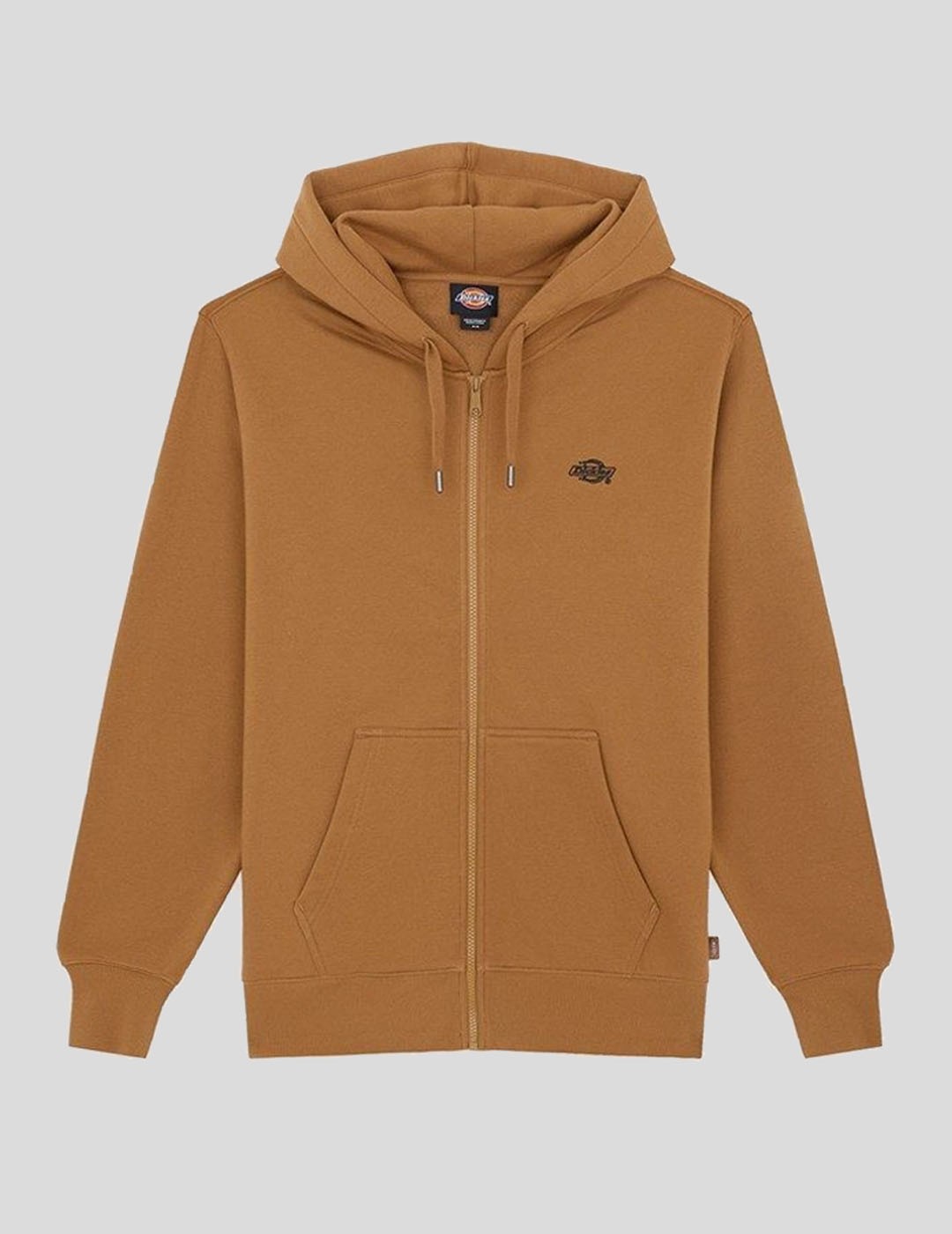 SUDADERA DICKIES SUMMERDALE ZIP HOODIE  BROWN DUCK 