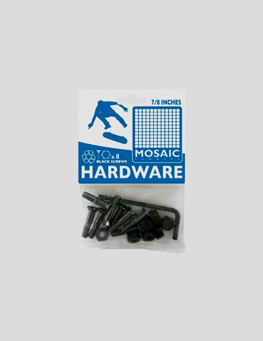 HARDWARE MOSAIC MOUNTING BOLTS 7-8  BLACK