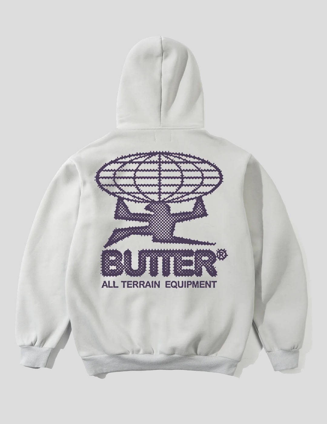 SUDADERA BUTTER GOODS TERRAIN PULLOVER HOODIE  CEMENT