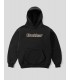 SUDADERA BUTTER GOODS RIPSTOP LOGO APPLIQUE PO HOODIE  BLACK