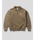 SUDADERA BUTTER GOODS CORP 1-4 ZIP PULLOVER  BROWN