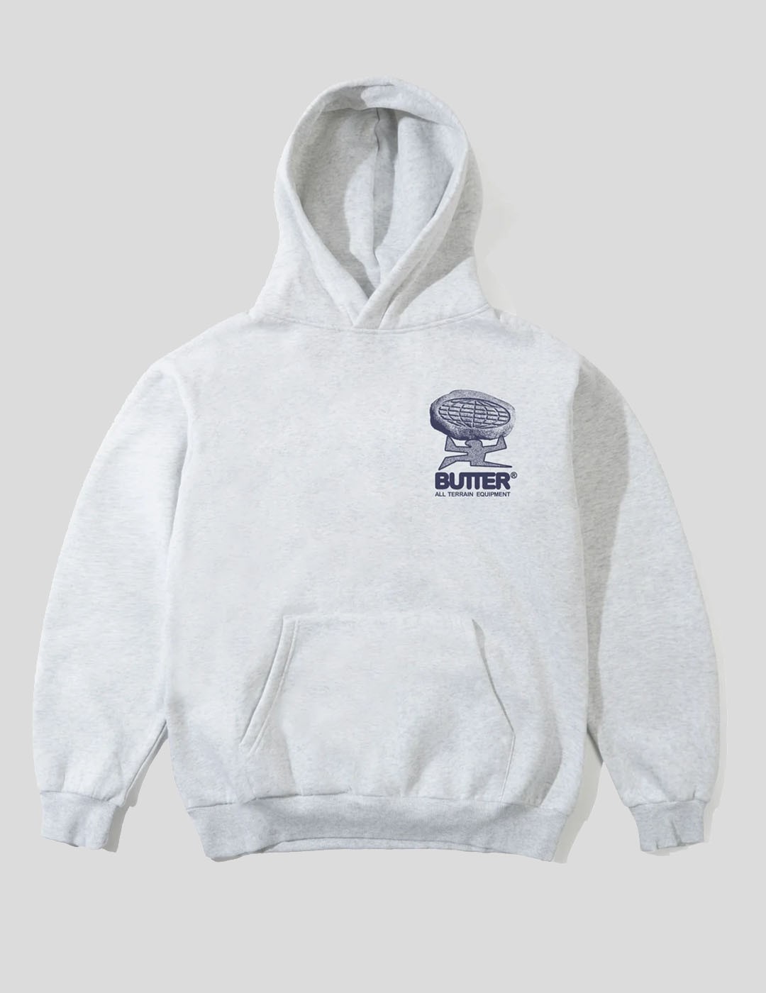 SUDADERA BUTTER GOODS TERRAIN PULLOVER HOODIE  ASH 
