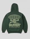 SUDADERA BUTTER GOODS TERRAIN PULLOVER HOODIE  DARK GREEN 
