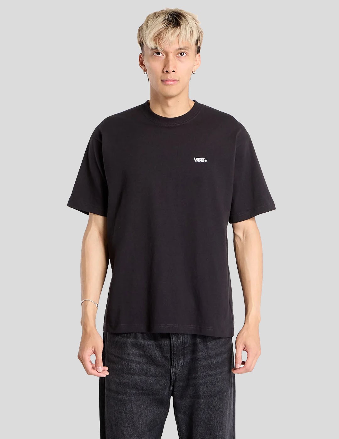 CAMISETA VANS  ORIGINAL STANDARDS STAT TEE  BLACK-WHITE