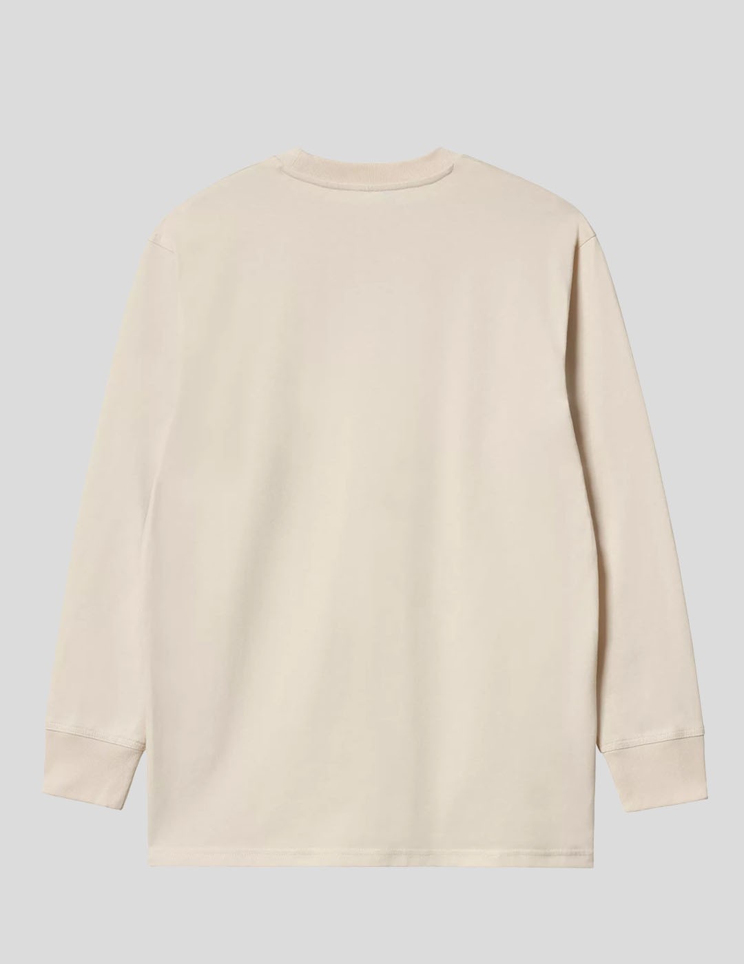 CAMISETA CARHARTT WIP  AMERICAN SCRIPT LS TEE  NATURAL