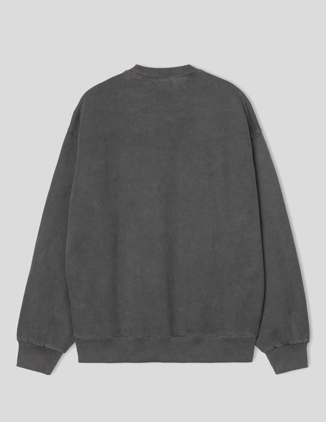 SUDADERA CARHARTT WIP  VISTA SWEAT  BLACK GARMENT DYED