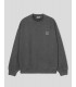 SUDADERA CARHARTT WIP  VISTA SWEAT  BLACK GARMENT DYED