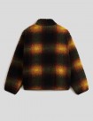 CHAQUETA VANS  HEIGHTS SHERPA FULL ZIP  BLACK-HERRITAGE MUSTARD