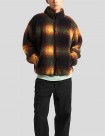 CHAQUETA VANS  HEIGHTS SHERPA FULL ZIP  BLACK-HERRITAGE MUSTARD