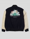 CHAQUETA HUF GLOBAL TRANSIT VARSITY JACKET   NAVY