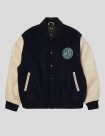 CHAQUETA HUF GLOBAL TRANSIT VARSITY JACKET   NAVY