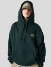 SUDADERA HÉLAS DANCING HOODIE  PASTEL YELLOW FOREST GREEN
