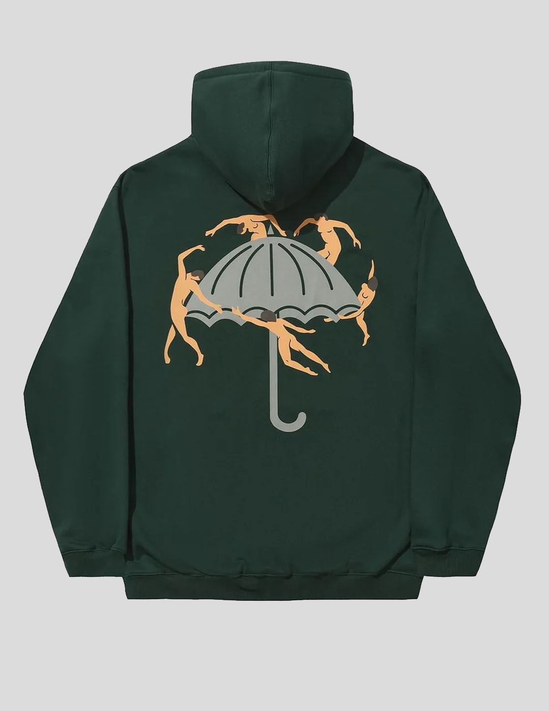 SUDADERA HÉLAS DANCING HOODIE  PASTEL YELLOW FOREST GREEN