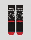 CALCETINES STANCE SKELLY DANCING CREW   BLACK