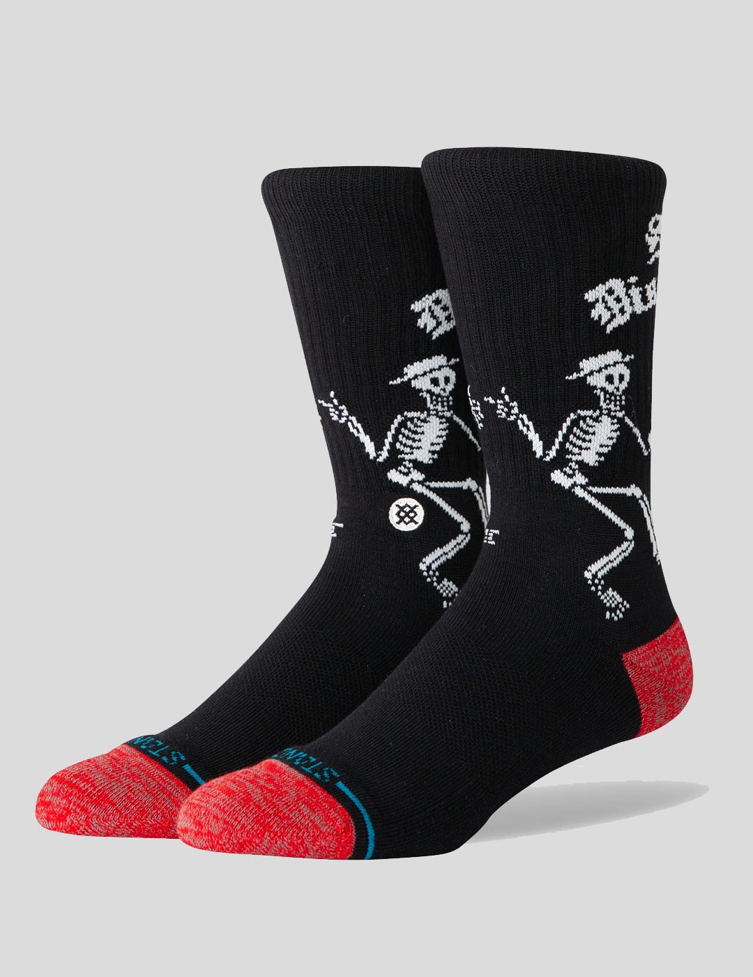 CALCETINES STANCE SKELLY DANCING CREW   BLACK