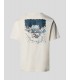 CAMISETA THE NORTH FACE POWDER DAYS RELAXED TEE  WHITE DUNE