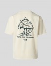 CAMISETA THE NORTH FACE MOUNTAIN FUN OVERSIZE TEE  WHITE DUNE 