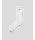 CALCETINES CARHARTT WIP  CHASE SOCKS  KNIT WHITE