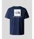 CAMISETA THE NORTH FACE NSE BOX TEE  SUMMIT NAVY 