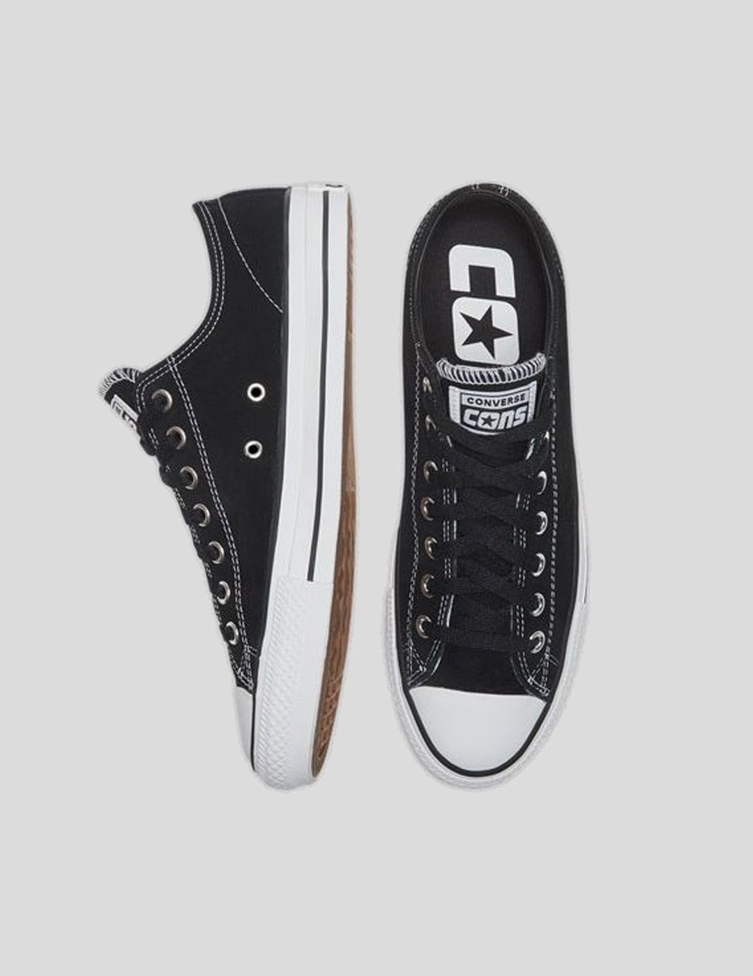 ZAPATILLAS CONVERSE CTAS PRO SUEDE  BLACK-BLACK-WHITE