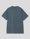CAMISETA CARHARTT WIP  SHATTERED TEE   OFFICE BLUE