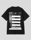 CAMISETA CARHARTT WIP  ARCHIVE LINES TEE   BLACK