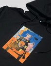 SUDADERA DAMAGE POH BANQUETE HOODIE  BLACK