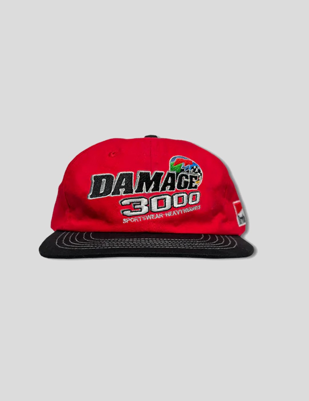 GORRA DAMAGE D3000 CAP  BLACK-RED