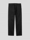 PANTALÓN CARHARTT WIP  SINGLE KNEE PANT  BLACK