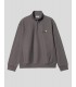 SUDADERA CARHARTT WIP  HALF ZIP AMERICAN SCRIPT  PORPHYRY
