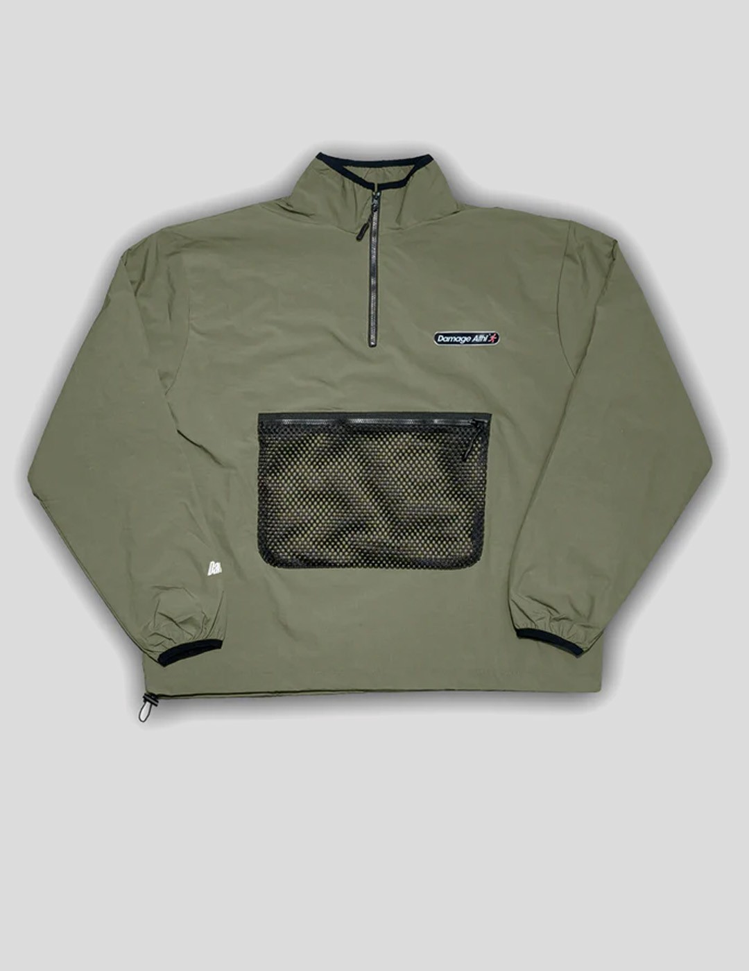 CHAQUETA DAMAGE TUNDRA 1-4 ZIP JACKET  MILITARY GREEN