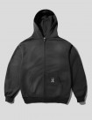 SUDADERA BUTTER GOODS GARAGAE ZIP THRU HOODIE  MOCHA