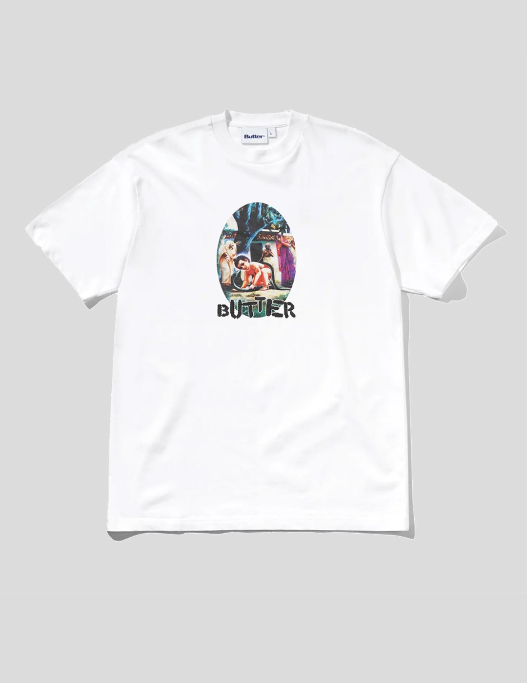 CAMISETA BUTTER GOODS NIMAI TEE  WHITE