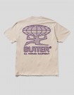 CAMISETA BUTTER GOODS TERRAIN TEE  TAUPE