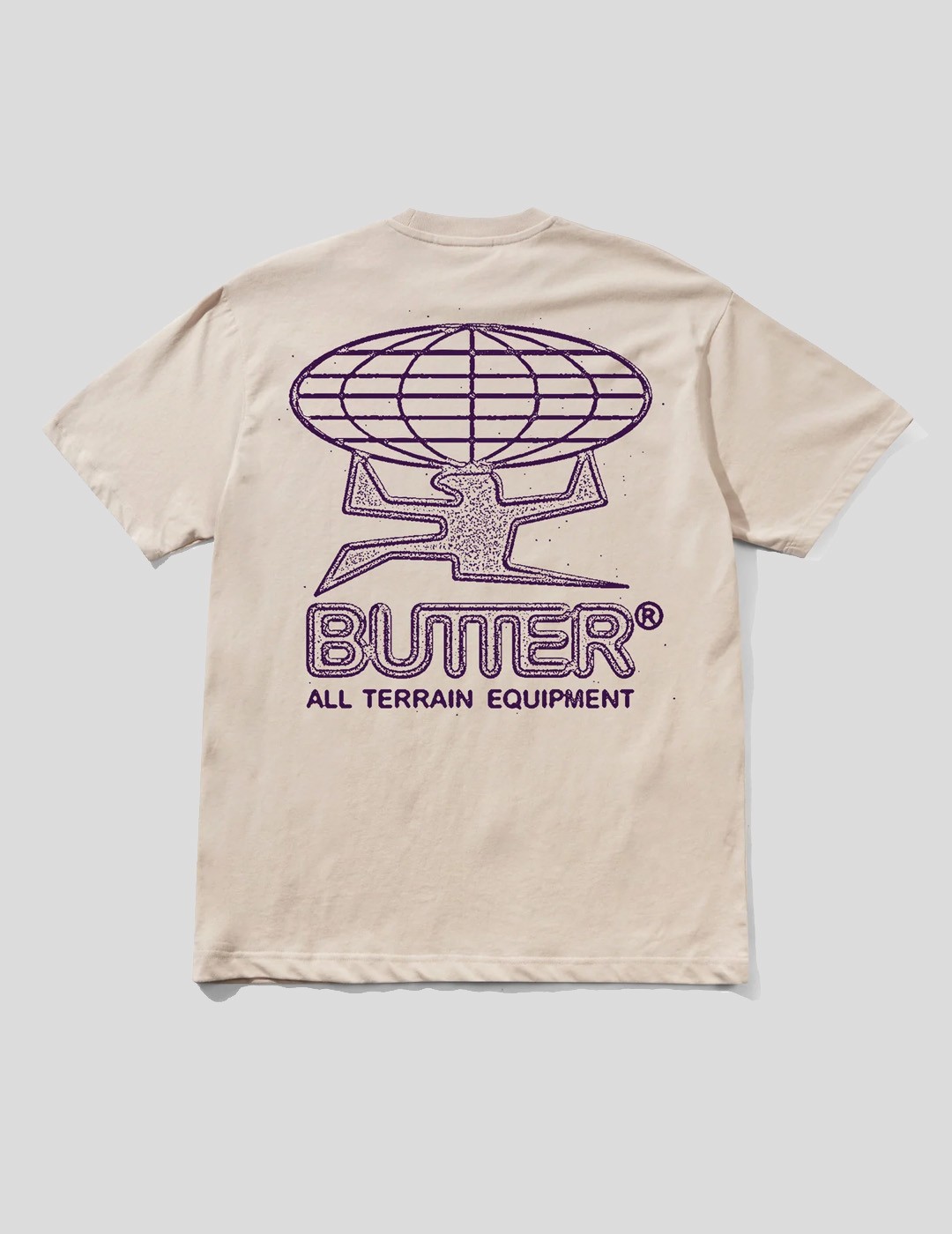 CAMISETA BUTTER GOODS TERRAIN TEE  TAUPE