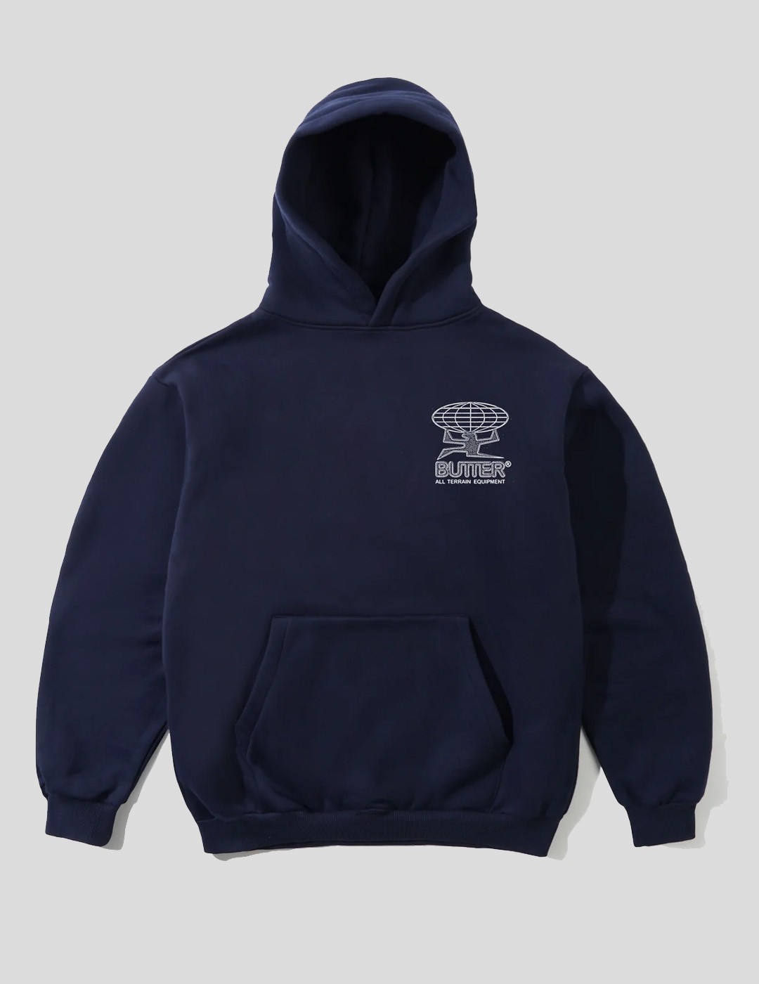 SUDADERA BUTTER GOODS TERRAIN PULLOVER HOODIE  NAVY