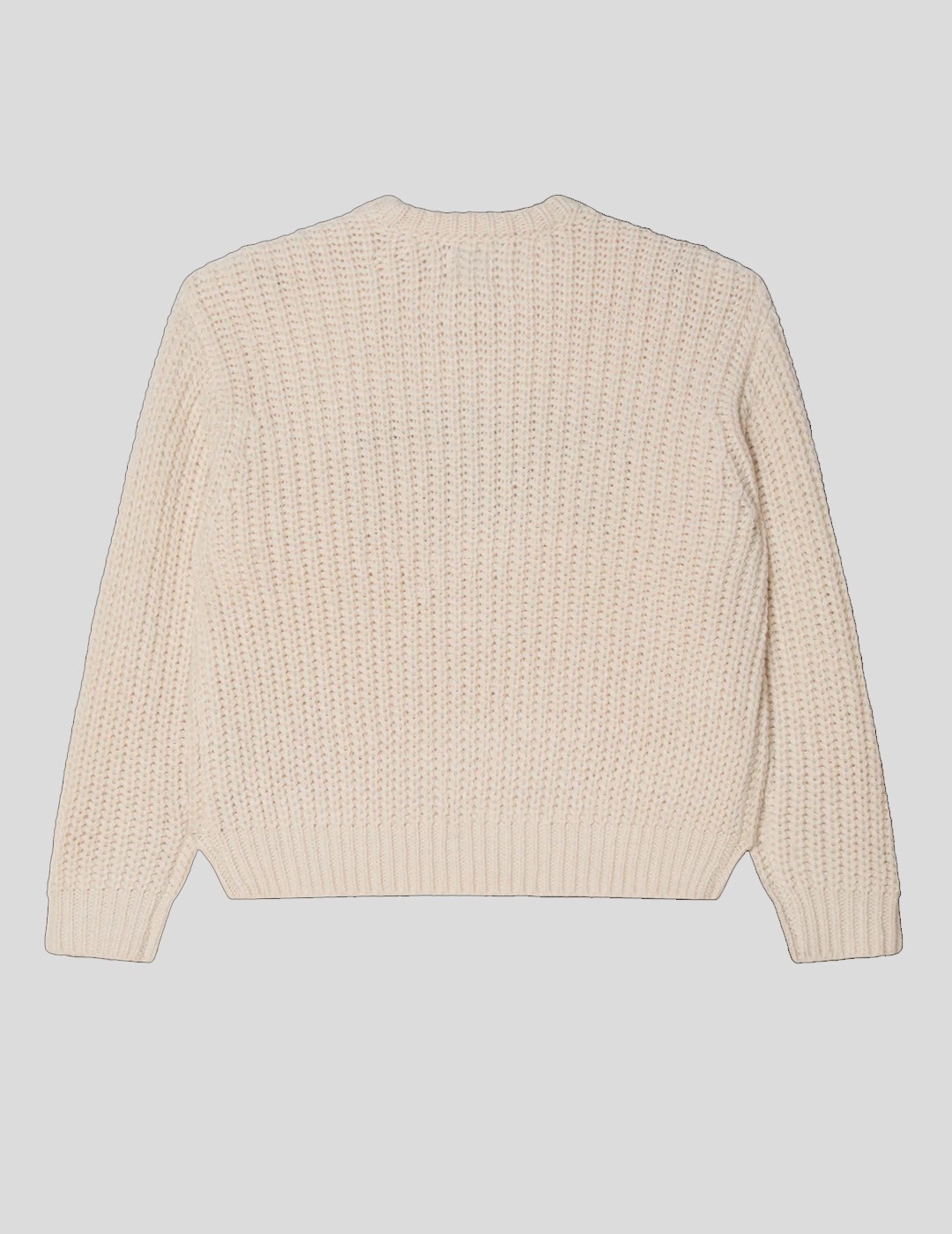 JERSEY OBEY CLOTHING COLLEGIATE SWEATER  WHISPER WHITE MULTI