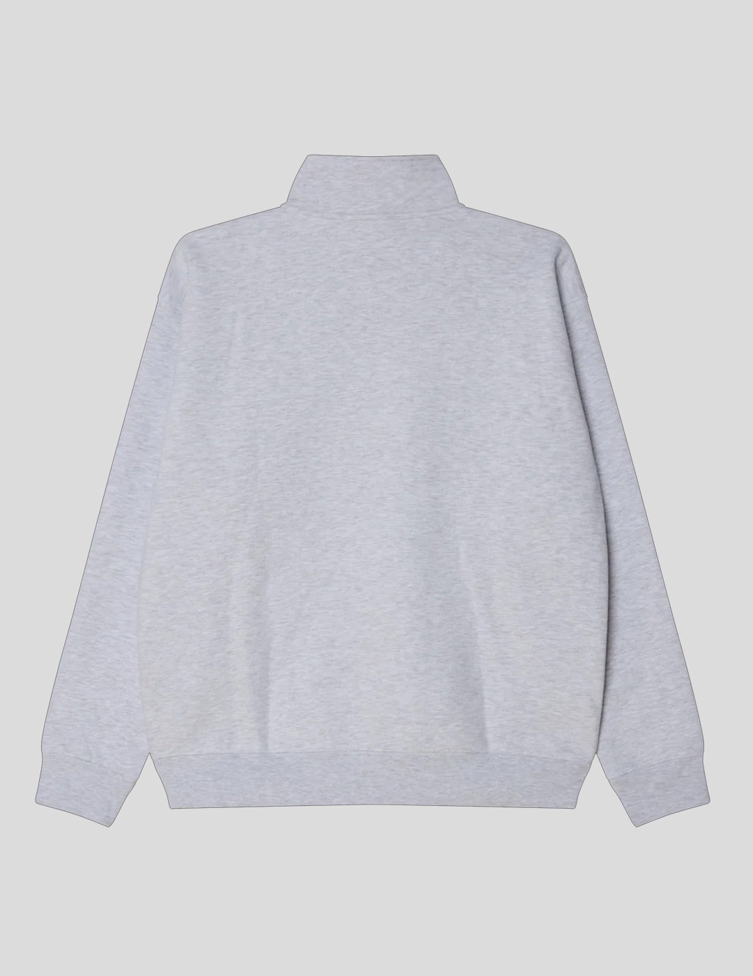 SUDADERA OBEY CLOTHING EST. WORKS BOLD MOCKNECK  ASH GREY
