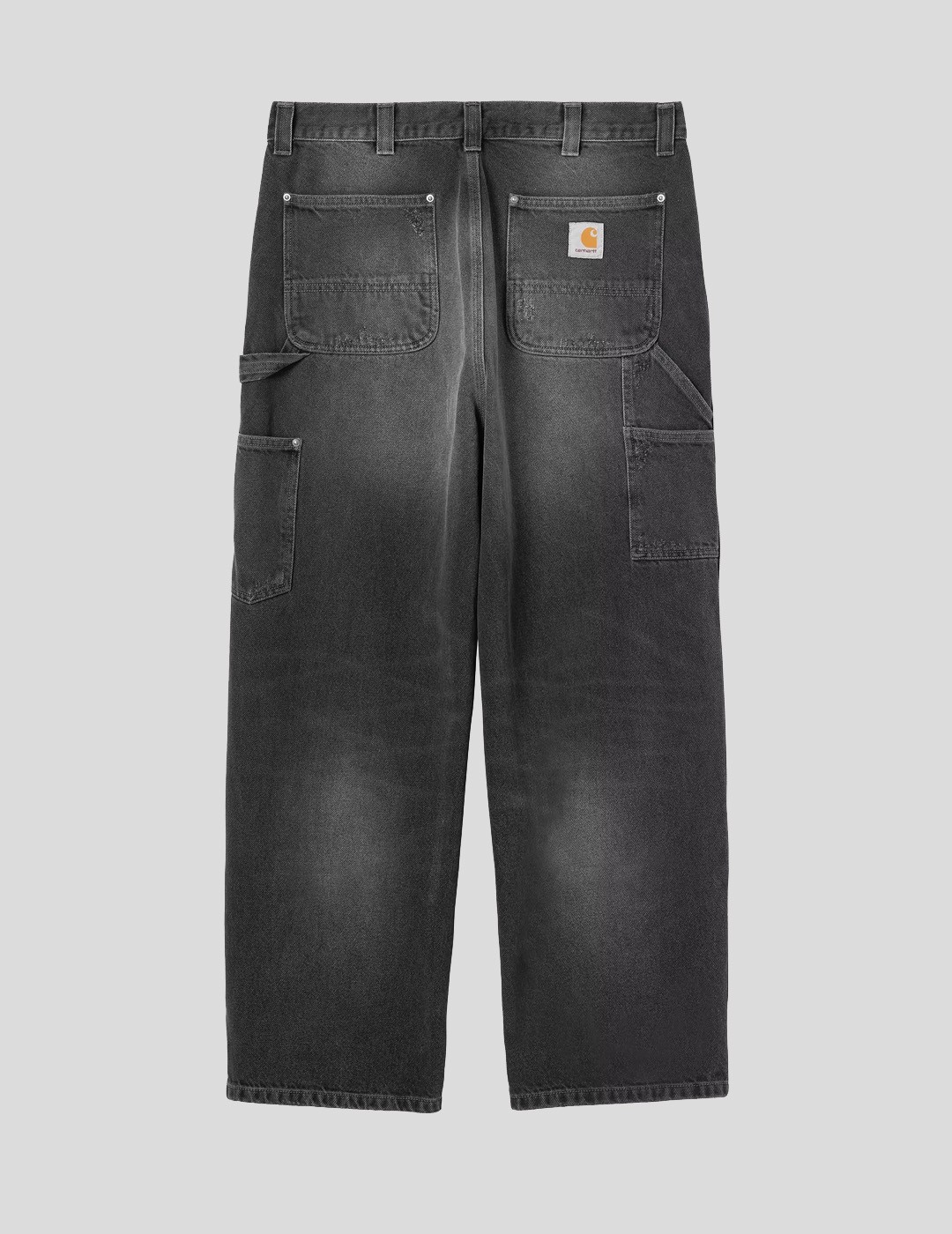 PANTALÓN CARHARTT WIP  OG DOUBLE KNEE PANT   BLACK-GRIND WASH