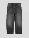 PANTALÓN CARHARTT WIP  OG DOUBLE KNEE PANT   BLACK-GRIND WASH