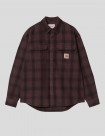 CAMISA CARHARTT WIP  EDMANDS LS SHIRT  NATURAL-PALISANDER