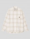 CAMISA CARHARTT WIP  WILBER LS SHIRT  NATURAL