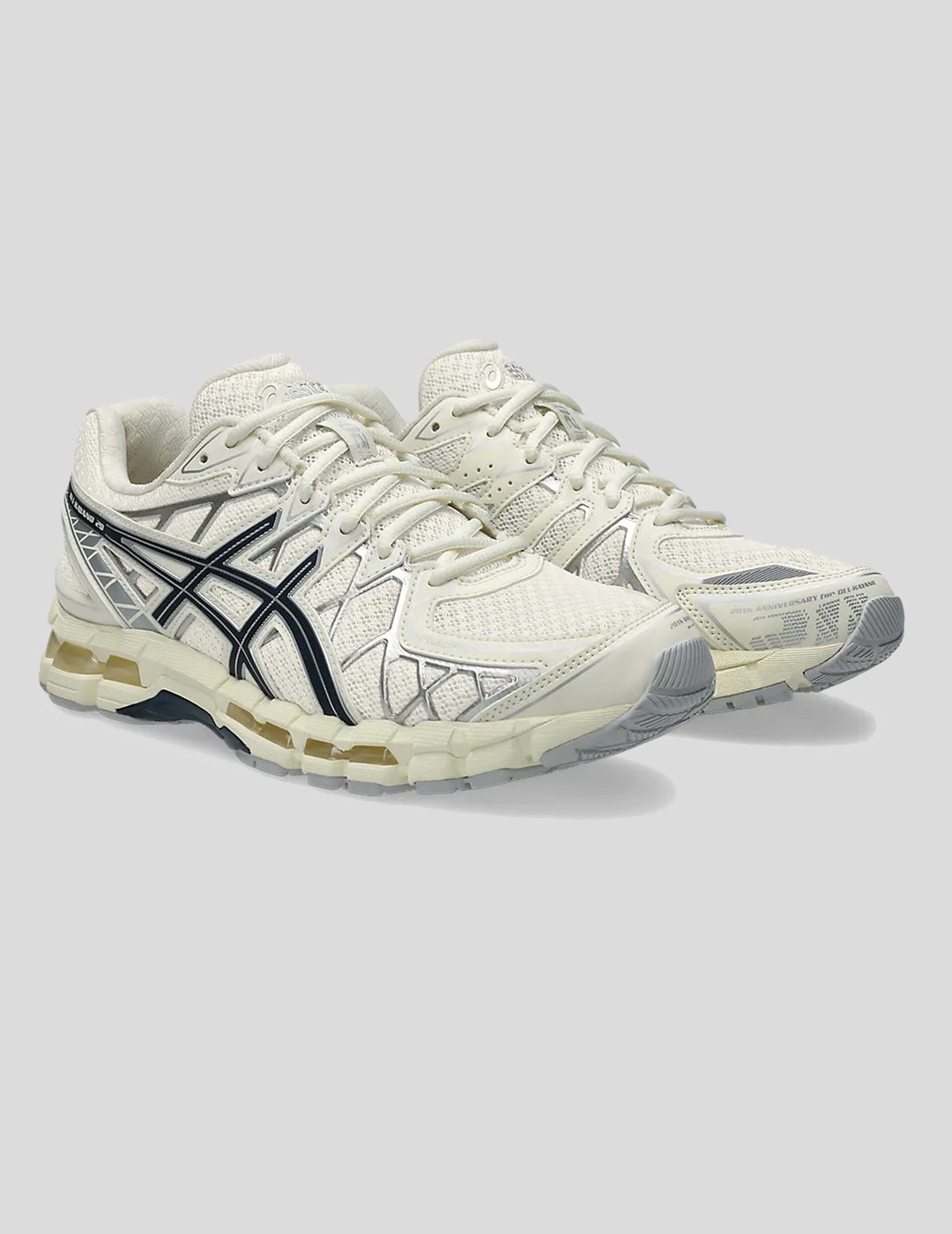 ZAPATILLAS ASICS GEL-KAYANO 20  CREAM-INDEPENDENCE BLUE