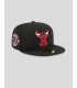 GORRA NEW ERA NBA HARDWOOD CHICAGO BULLS 59FIFTY  BLACK 