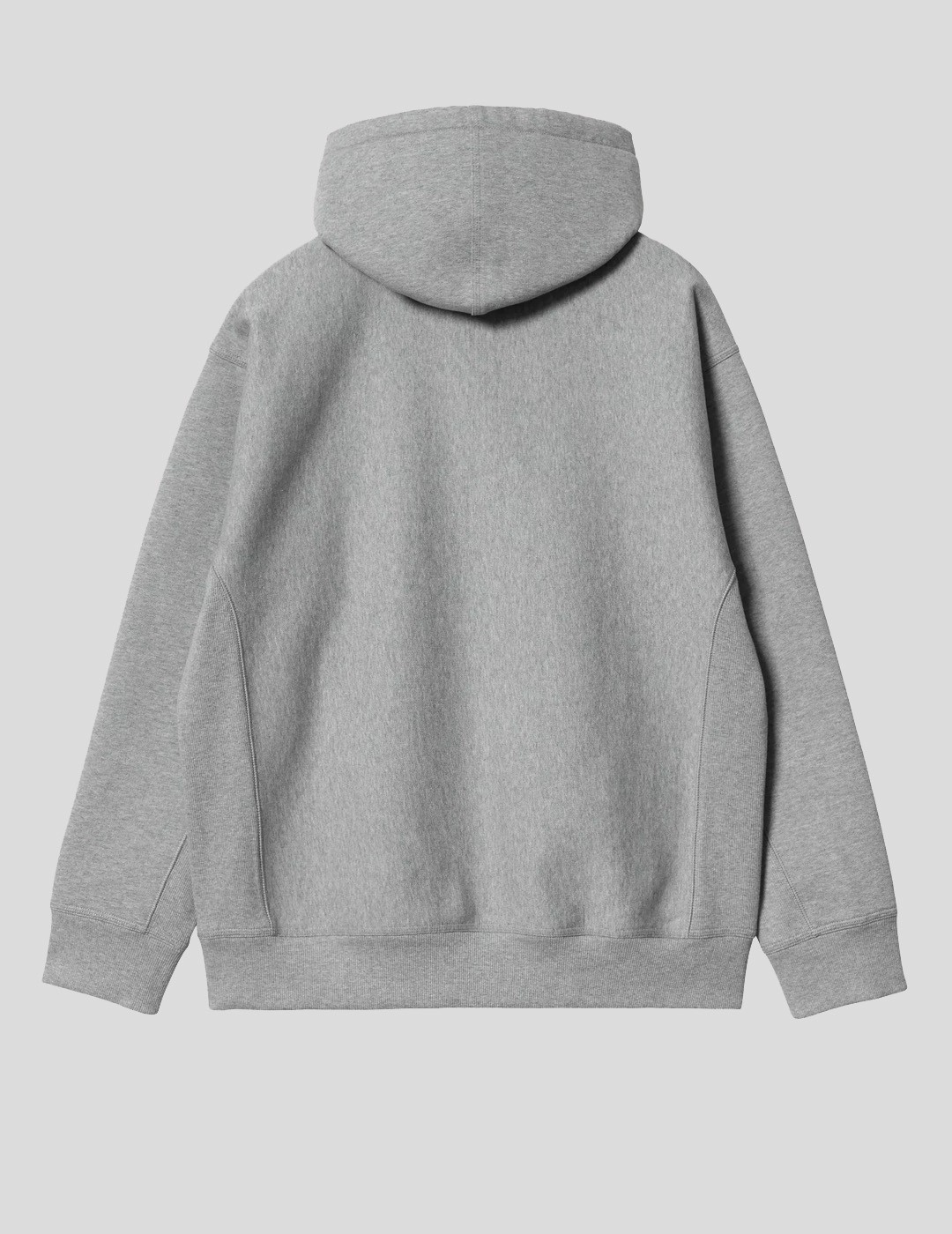 SUDADERA CARHARTT WIP  HOODED AMERICAN SCRIPT SWEATSHIRT  GREY HEATHER