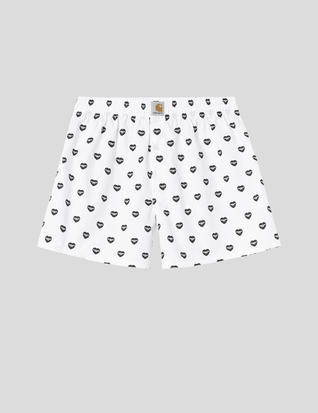 ACCESORIOS CARHARTT WIP  COTTON BOXER   HEART PRINT-WHITE