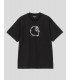 CAMISETA CARHARTT WIP  BARBWIRE C TEE  BLACK