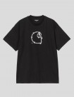CAMISETA CARHARTT WIP  BARBWIRE C TEE  BLACK